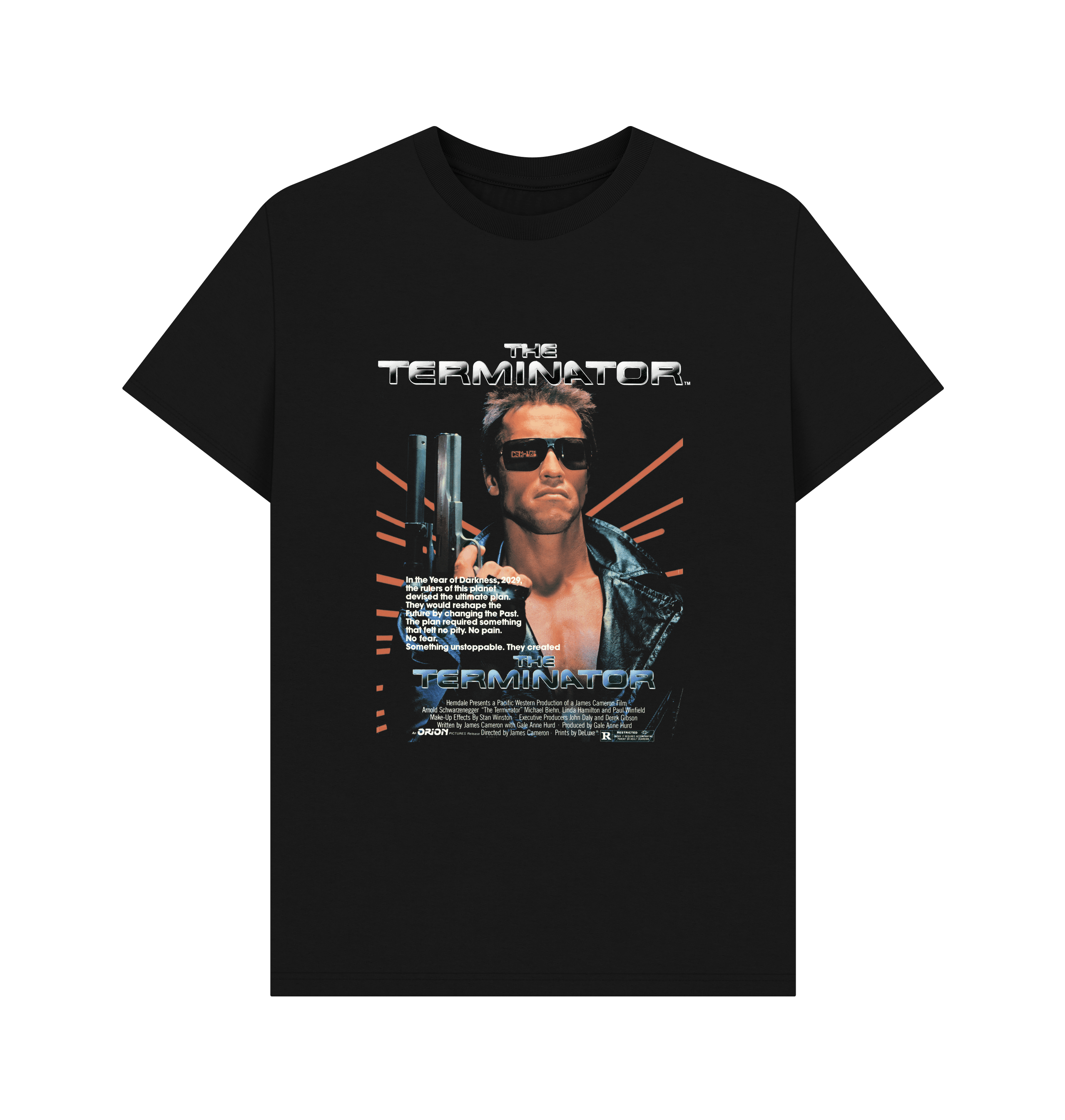Black Printed T-shirt