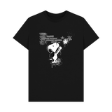 Black Printed T-shirt Front