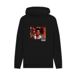 Black Printed Hoody