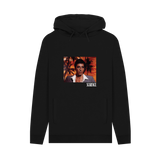 Black Printed Hoody