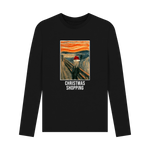 Black Printed Long Sleeve T Shirt Front