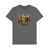 Slate Grey Printed T-shirt Front