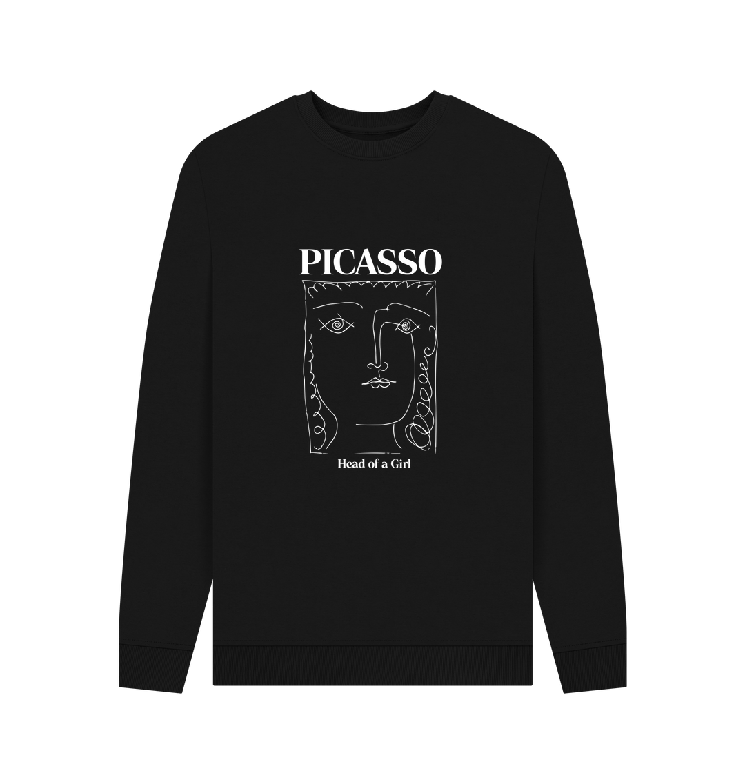 Black Printed Sweater