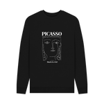 Black Printed Sweater