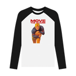 Black-White Printed Baseball T-shirt Front