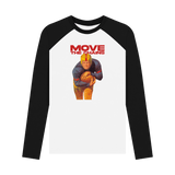 Black-White Printed Baseball T-shirt Front