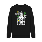 Black Printed Sweater