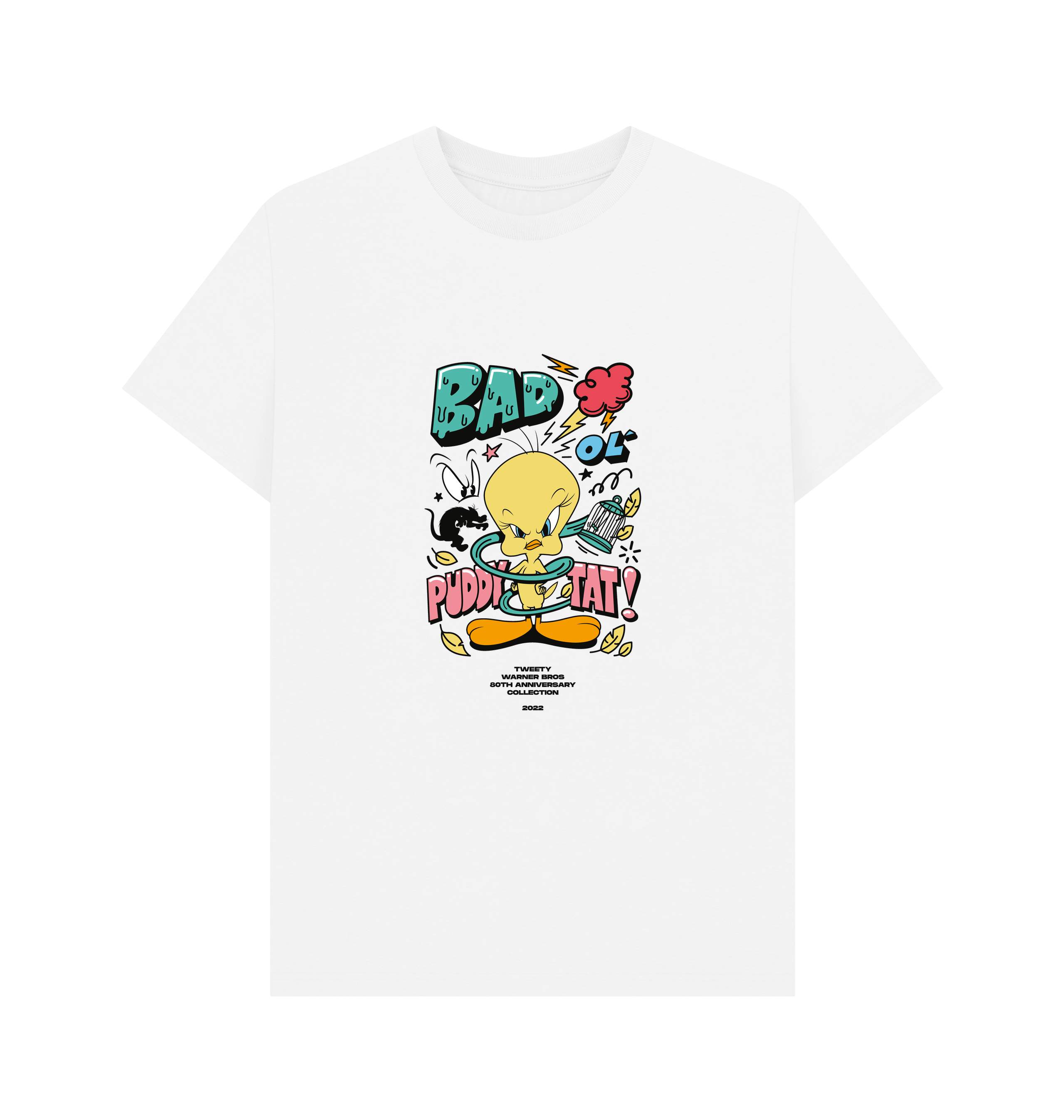 White Printed T-shirt