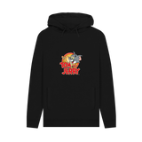 Black Printed Hoody