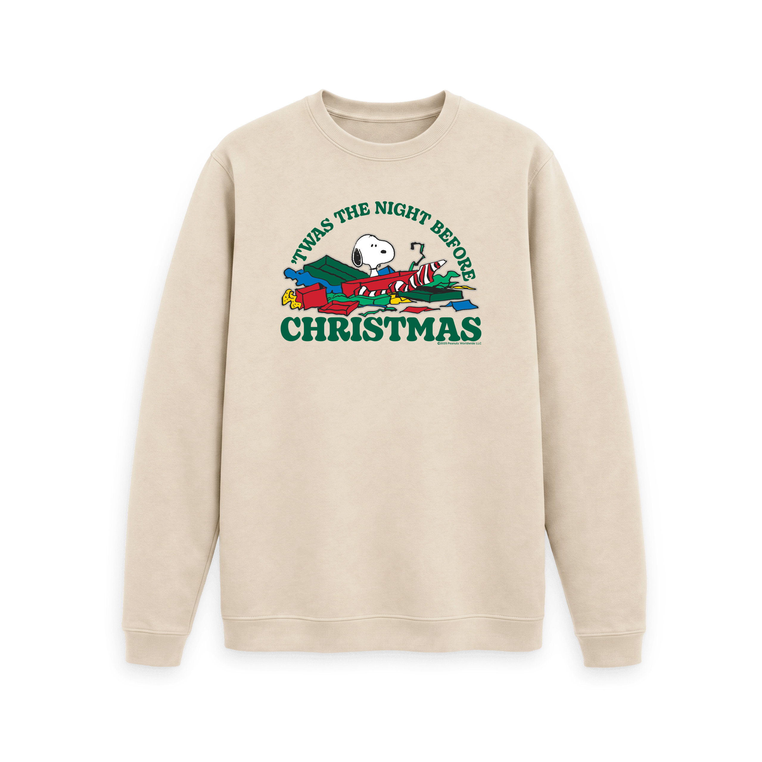 Oat Printed Sweater Front