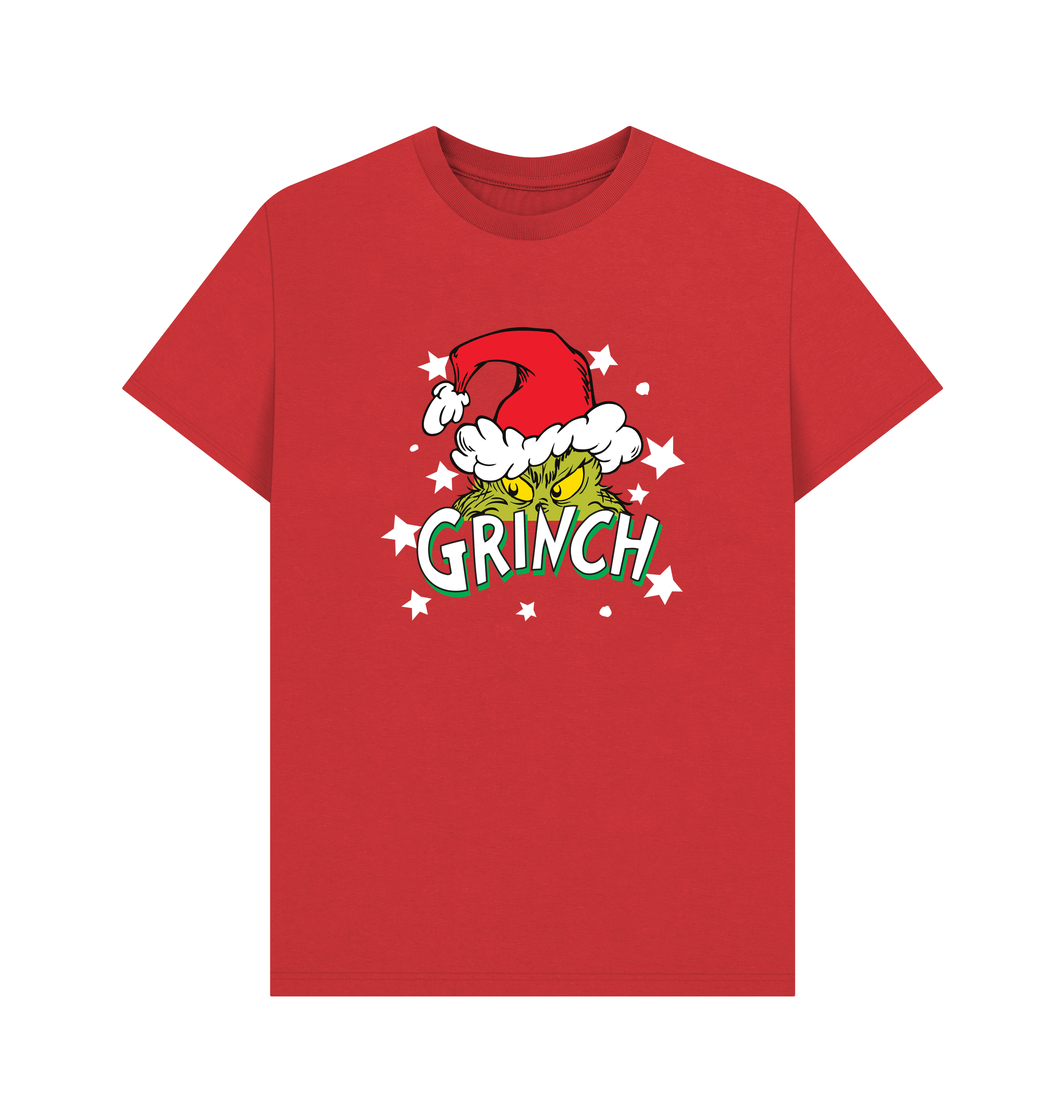 Red Printed T-shirt Front