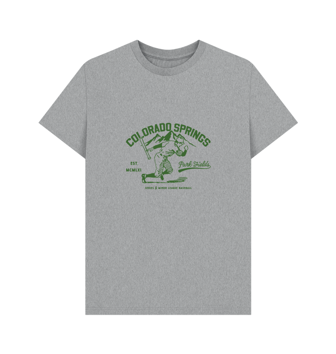 Athletic Grey Printed T-shirt