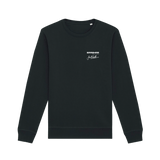 Black Printed Sweater Front