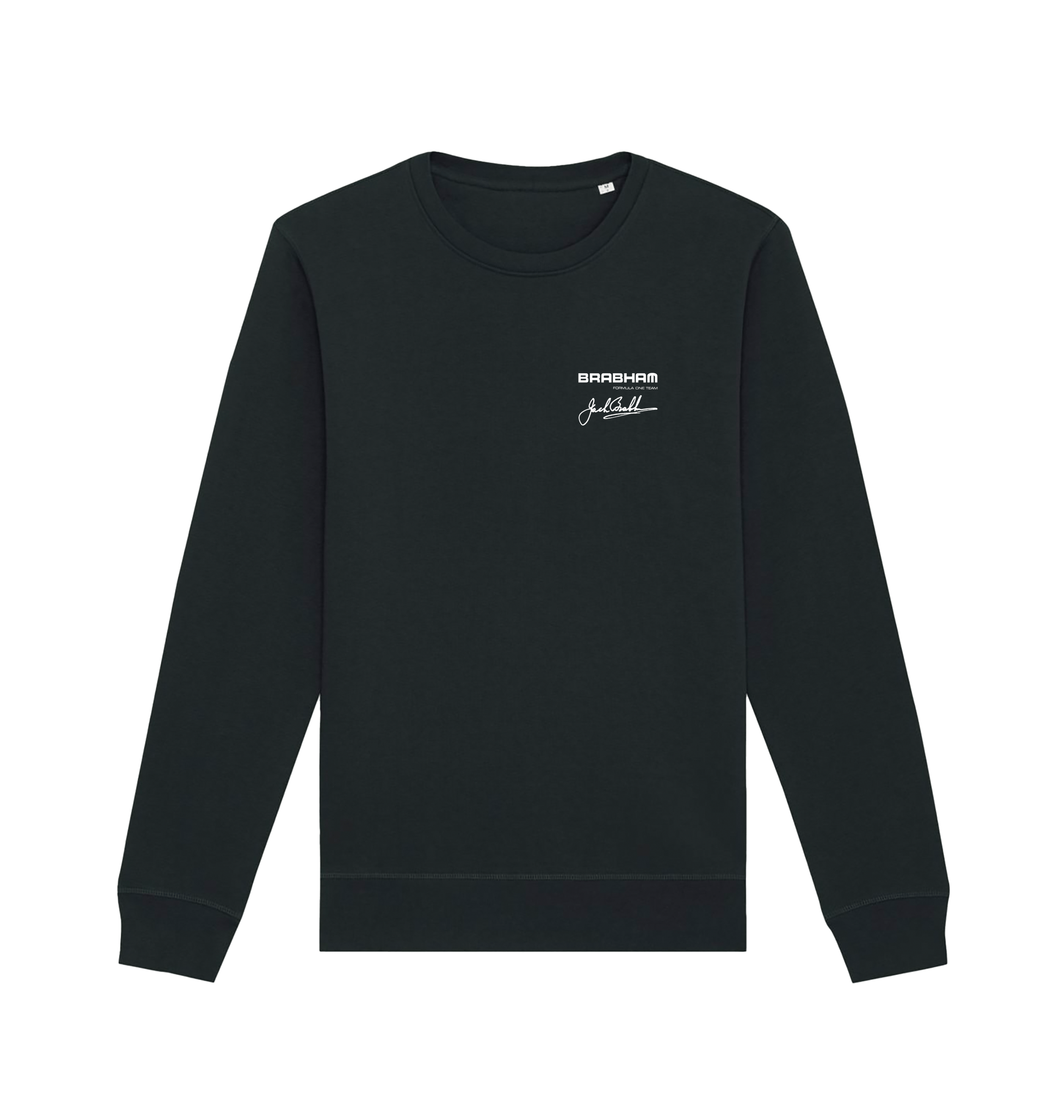 Black Printed Sweater Front