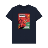 Navy Blue Printed T-shirt Front