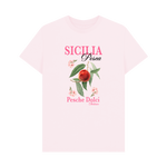 Pink Printed T-shirt Front