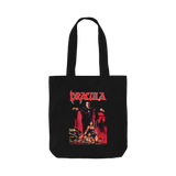 Black Printed Bag Front