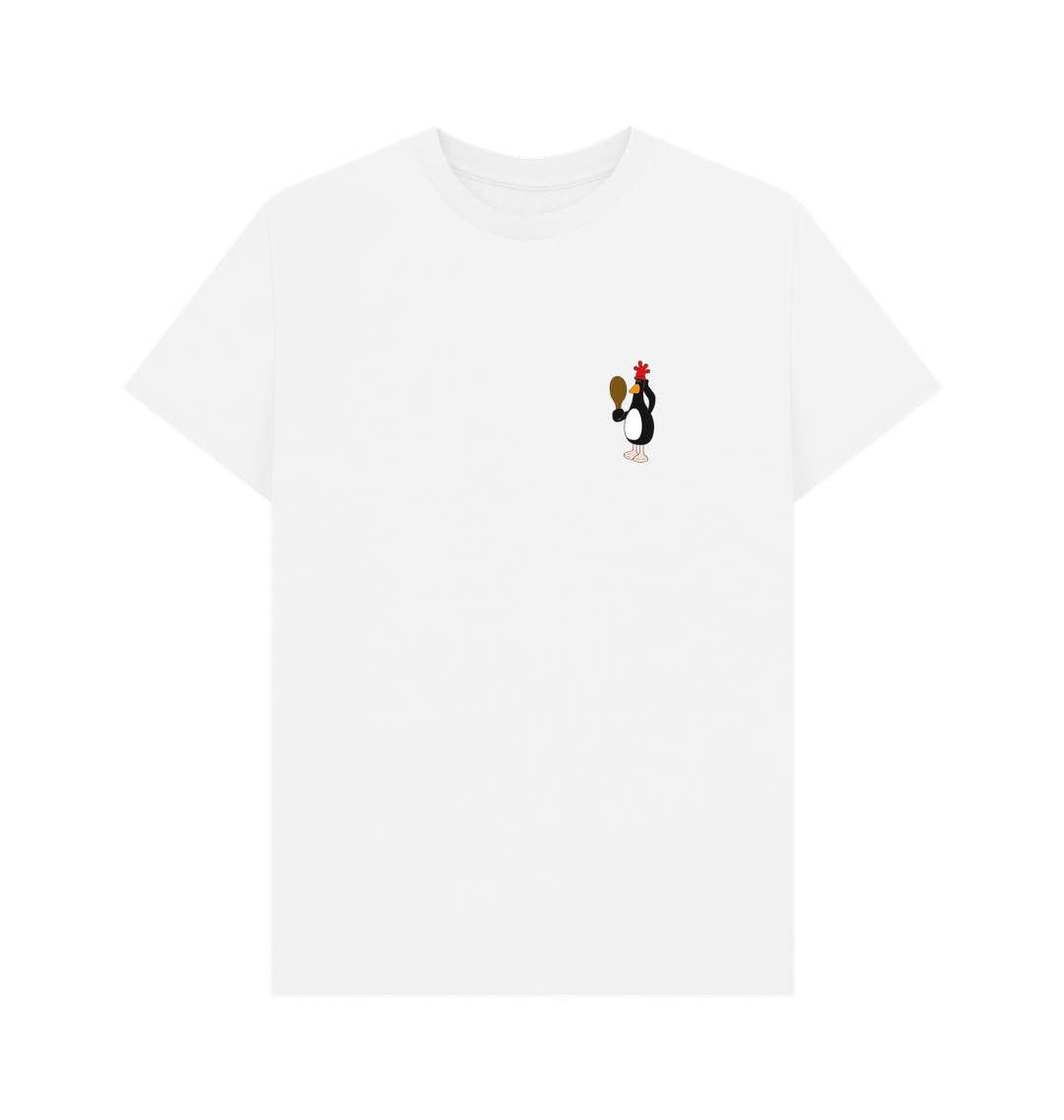 White Printed T-shirt Front