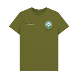 Moss Green Printed T-shirt Front