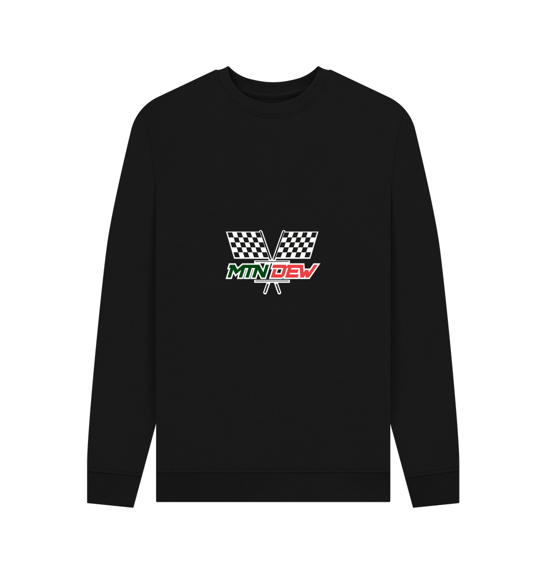 Black Printed Sweater
