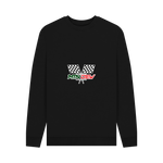 Black Printed Sweater