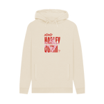 Oat Printed Hoody Front