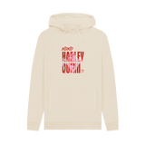 Oat Printed Hoody Front