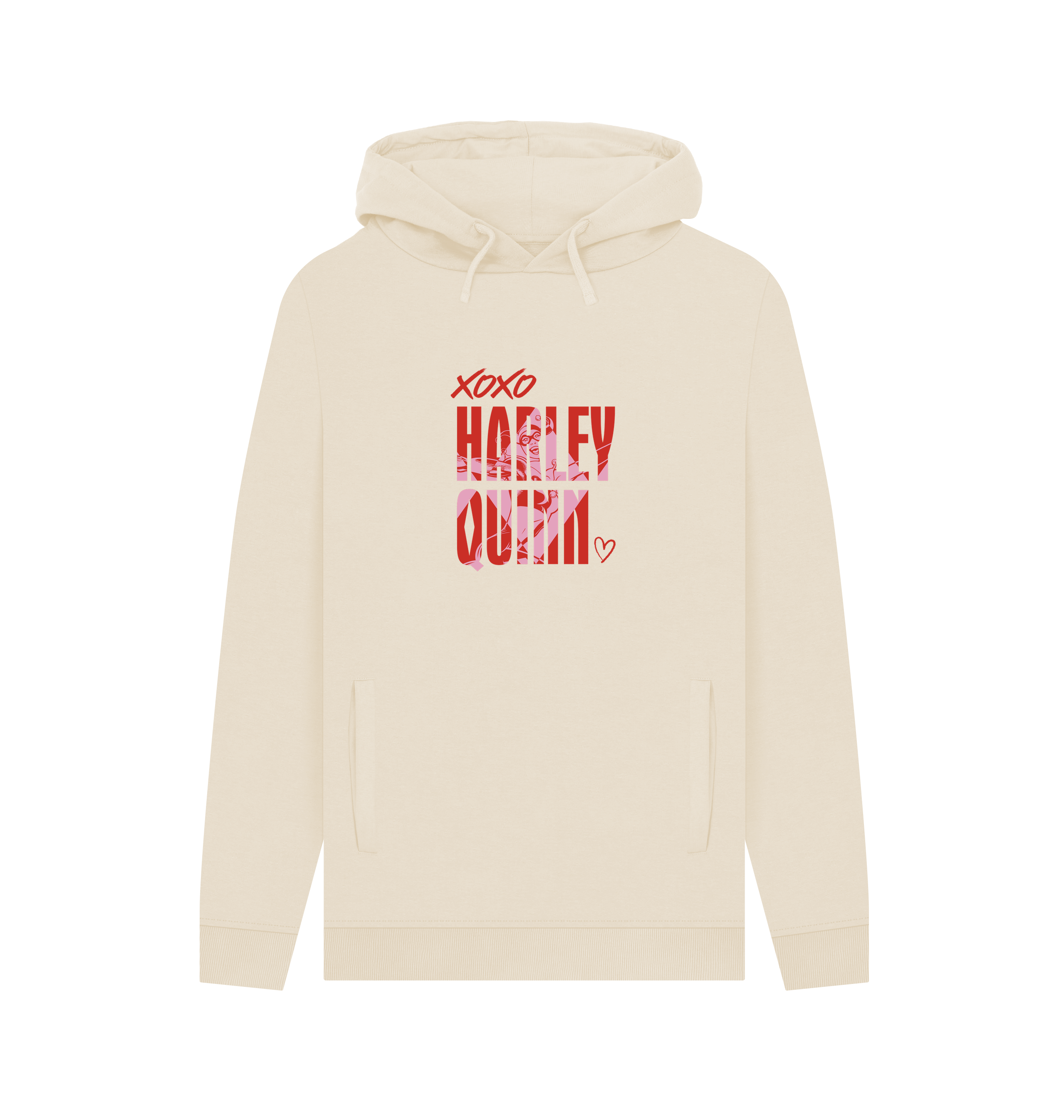 Oat Printed Hoody Front