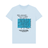 Sky Blue Printed T-shirt Front
