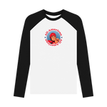 Black-White Printed Baseball T-shirt Front