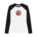 Black-White Printed Baseball T-shirt Front