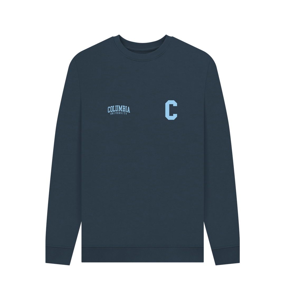 Navy Blue Printed Sweater