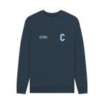 Navy Blue Printed Sweater