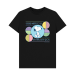 Black Printed T-shirt Front