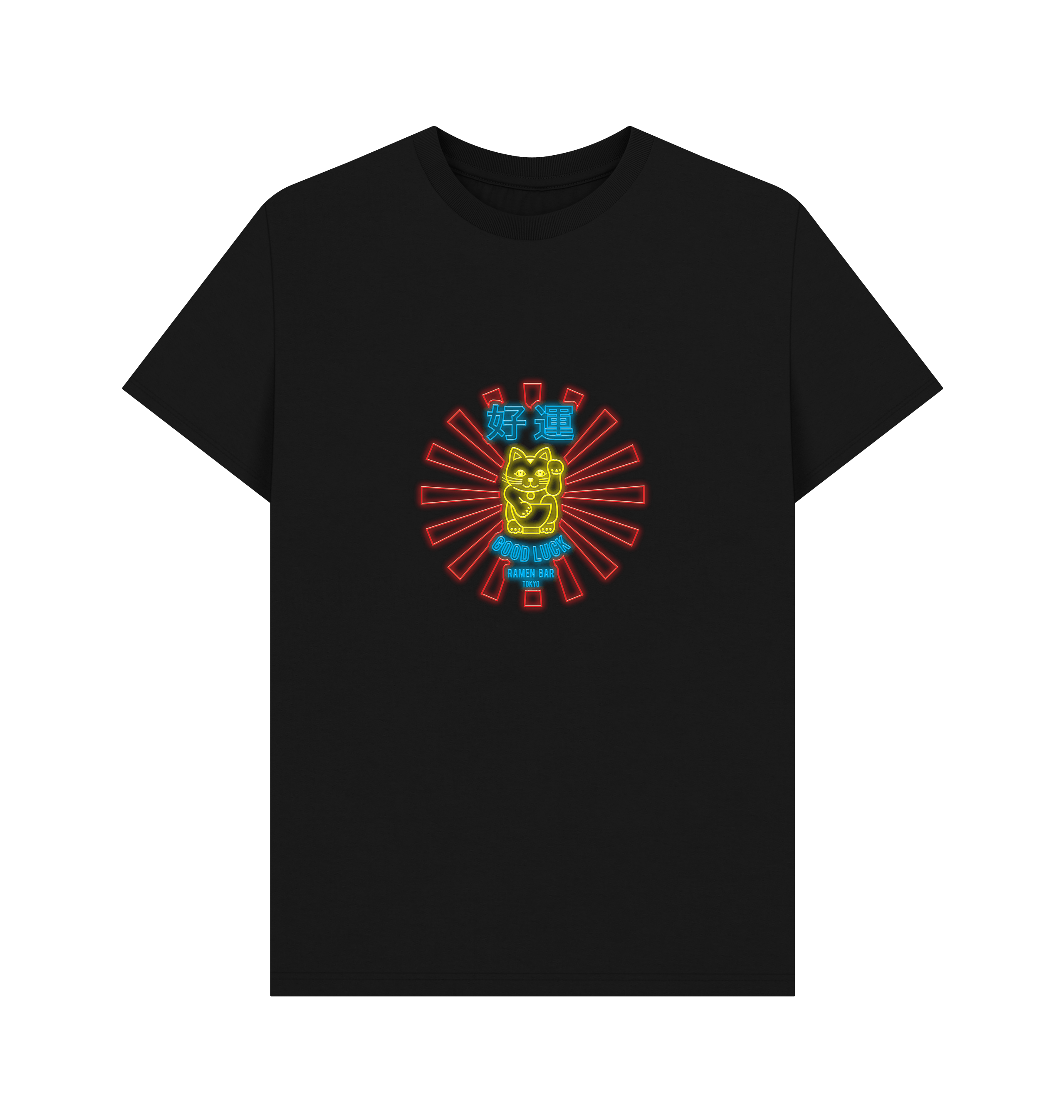Black Printed T-shirt
