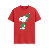 Red Printed T-shirt Front