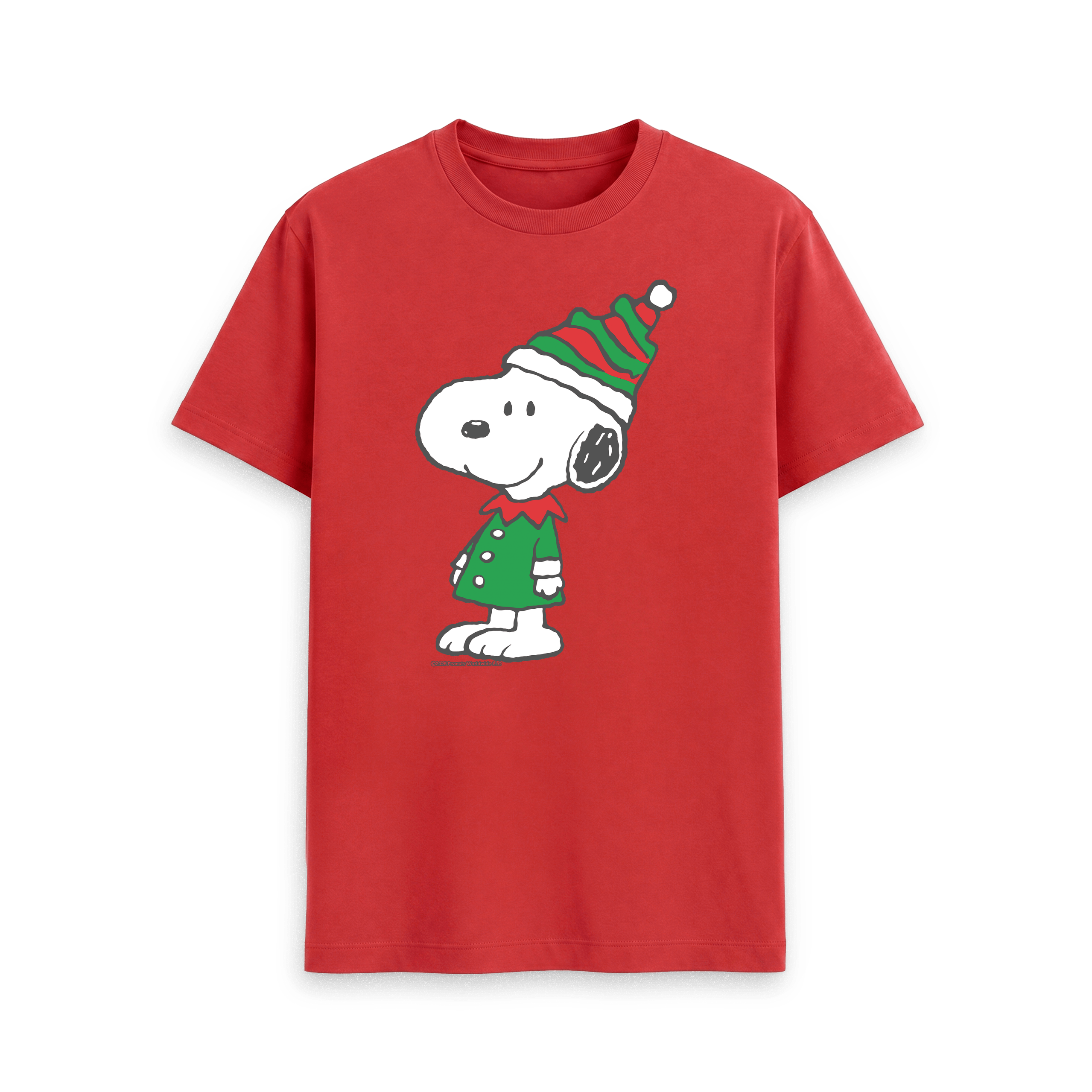 Red Printed T-shirt Front