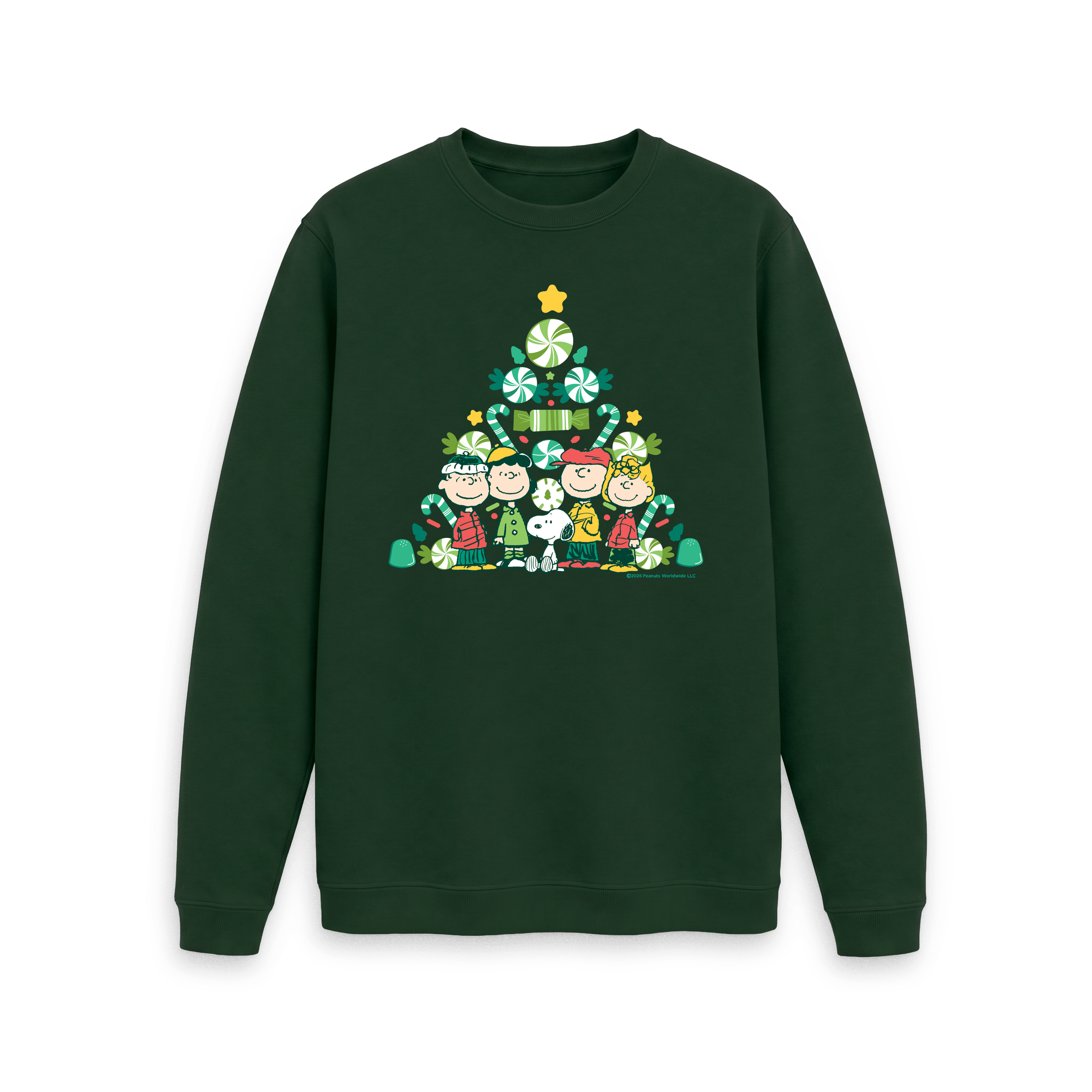Evergreen Printed Sweater Front