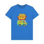 Bright Blue Printed T-shirt Front