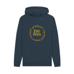 Navy Printed Hoody Front