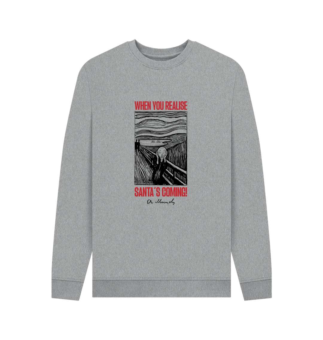 Light Heather Printed Sweater