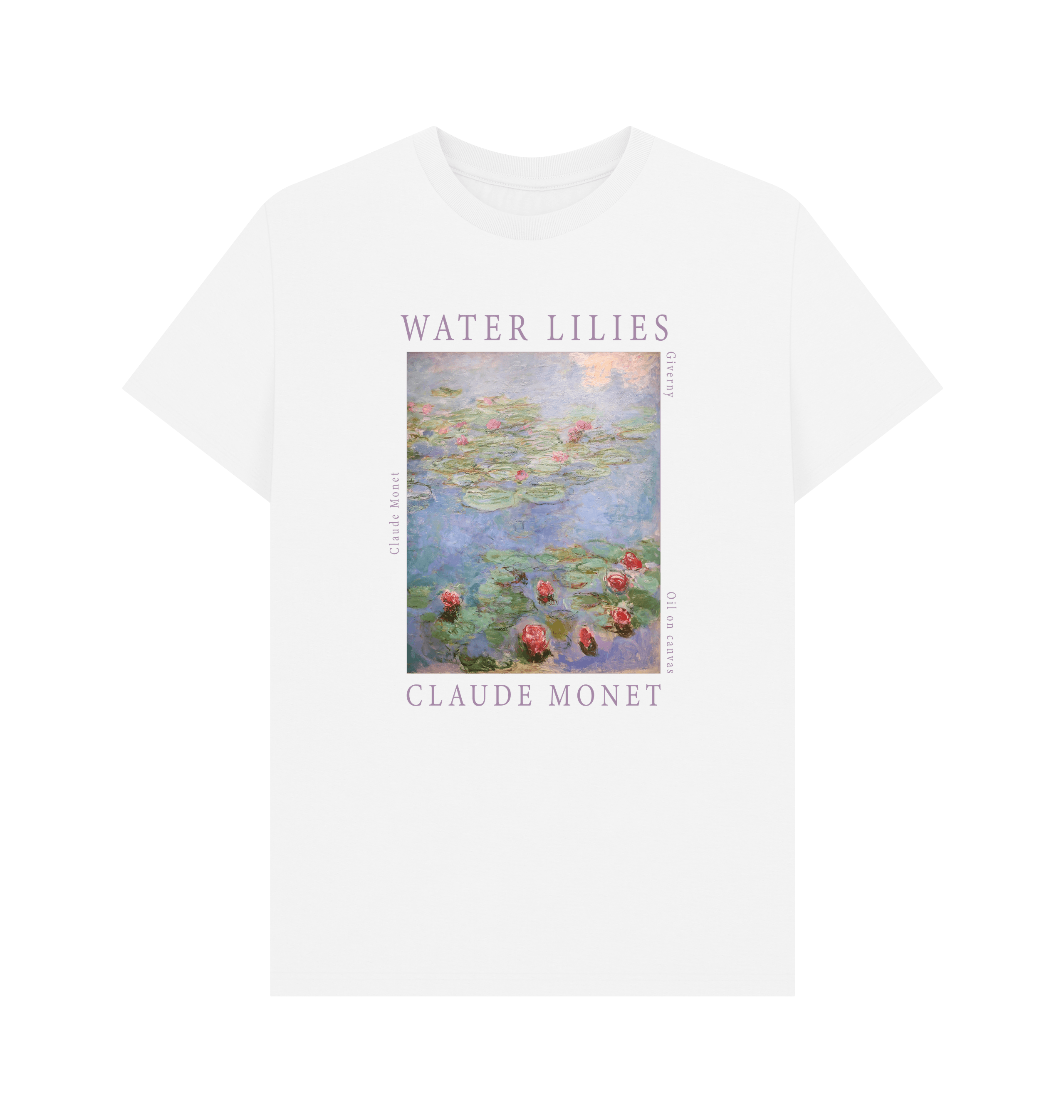 White Printed T-shirt Front