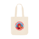 Natural Printed Bag Front