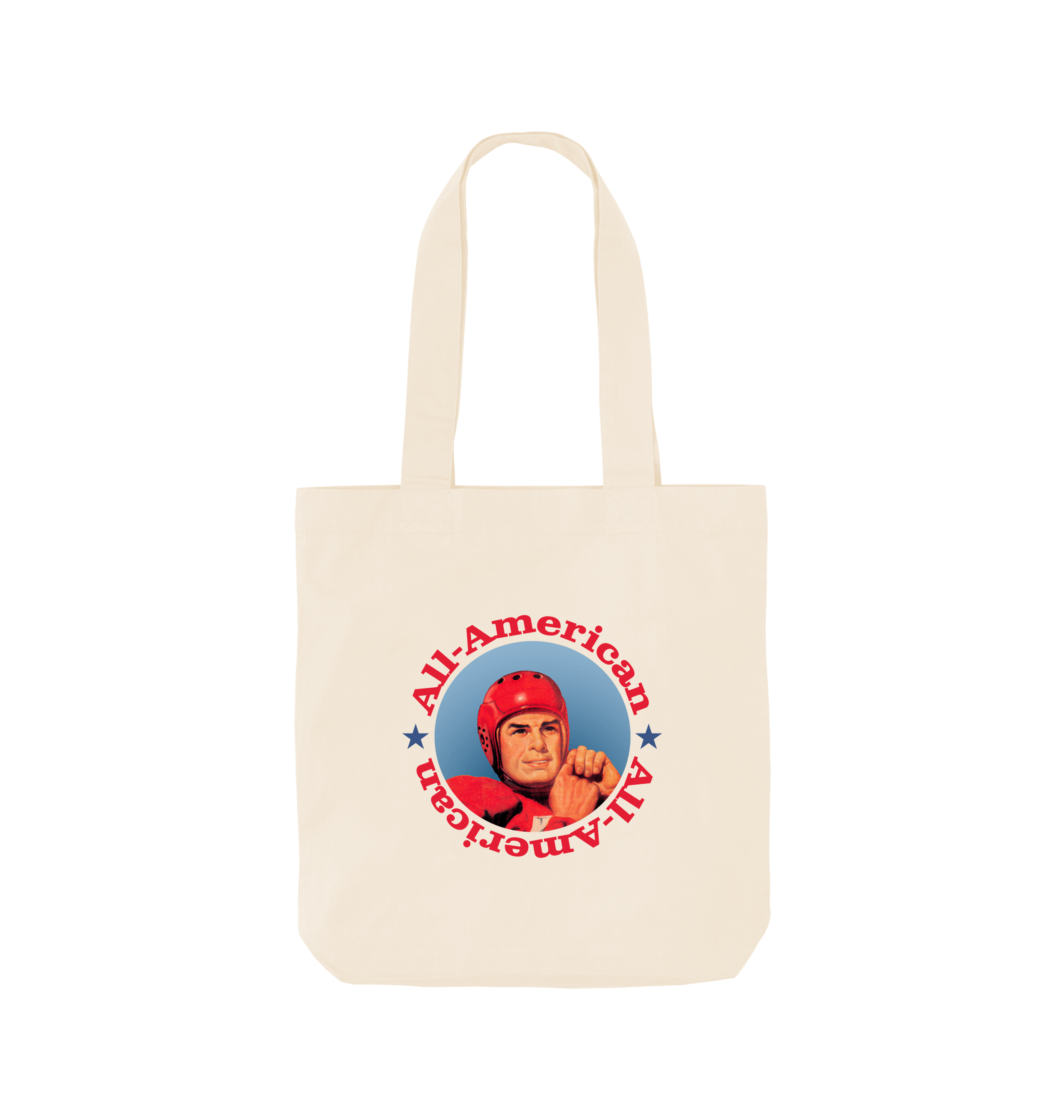 Natural Printed Bag Front