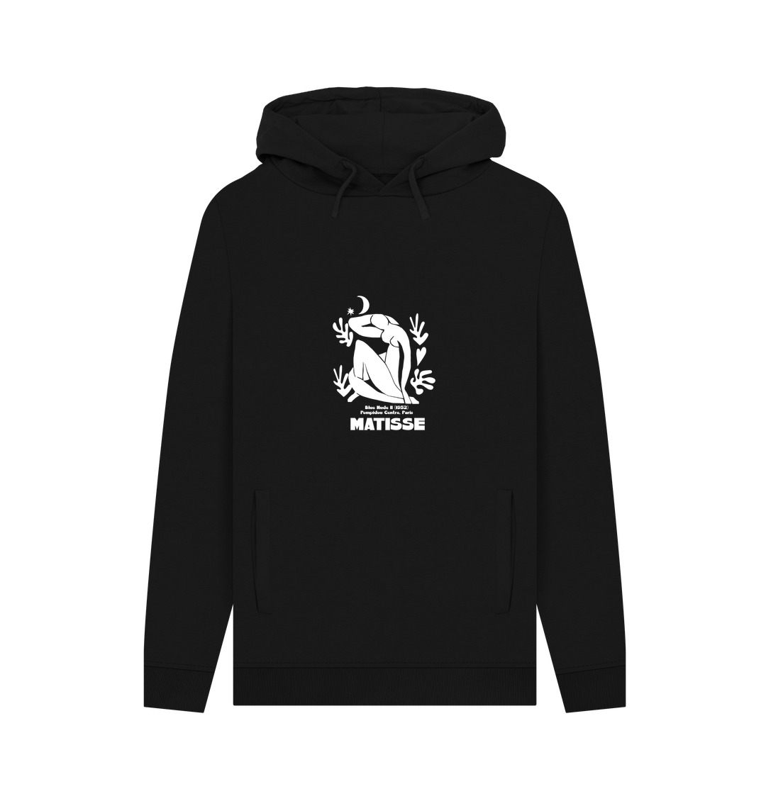 Black Printed Hoody