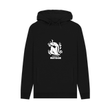 Black Printed Hoody
