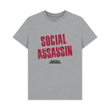 Athletic Grey Printed T-shirt