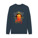 Navy Blue Printed Sweater