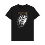 Black Printed T-shirt Front