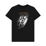 Black Printed T-shirt Front
